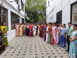 The oath-taking and flag-hoisting ceremony conducted at the commencement of the year on 1st January 2026